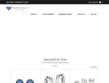 Tablet Screenshot of paramountgems.com